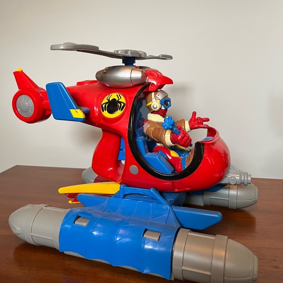 Toy Biz Other - 🕷️🚁 Spiderman Floating Helicopter 🕷️🚁